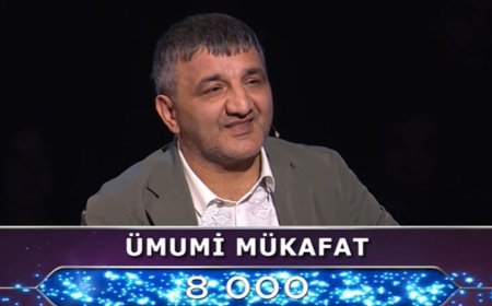 “Milyonların şousu”nda 8 min manat qazandı - Video